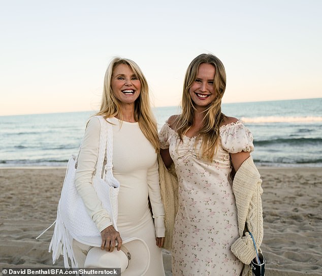 The model marked the occasion by posting a number of photos of Sailor over the years, including the surprise A-list cameo; Christie and Sailor seen on June 28 in East Hampton
