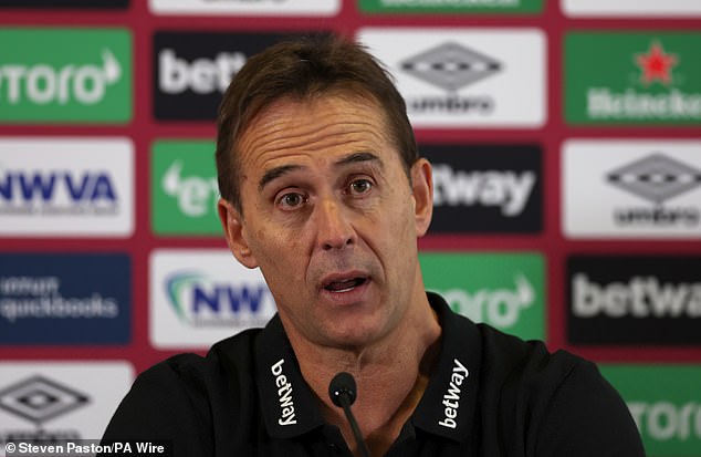 New Hammers manager Julen Lopetegui is keen to strengthen his defence this summer