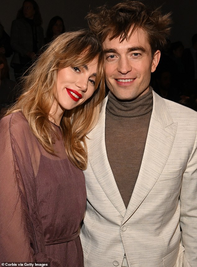 Suki also shared some rare details about her intimate relationship with Robert and how she found 'pure love' with him after a 'chaotic' past (pictured together in 2023)