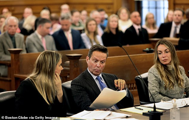 Read's defense was led by Alan Jackson (center, with Read at right), the influential attorney who secured the acquittal of discredited actor Kevin Spacey on sexual assault charges.