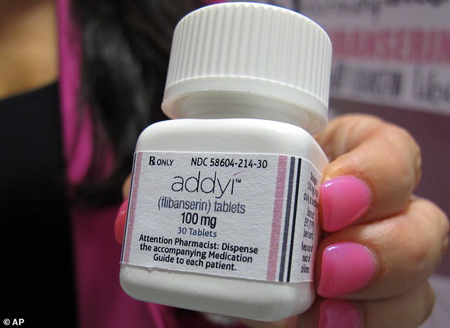 The non-hormonal pill balances the brain chemicals dopamine and norepinephrine, which can lead to lower libido and decreased serotonin levels, which are known to affect a person's libido.