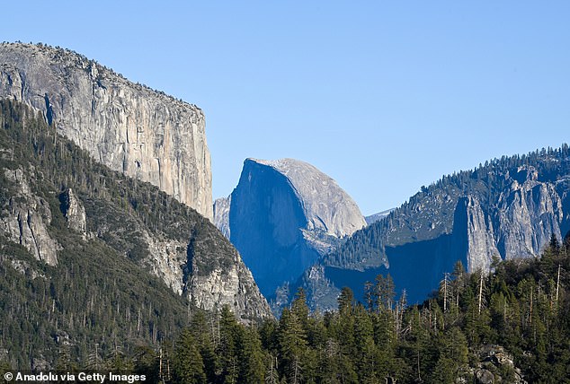 National parks remain open during the holidays. Pictured: Yosemite National Park in California