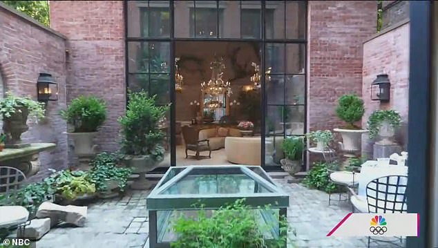 The incredible Manhattan home even has a fairytale courtyard and a carriage house