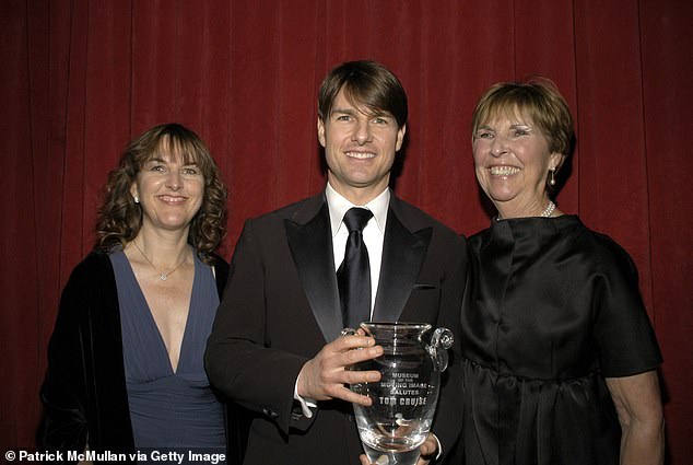 Tom's sisters have historically supported him throughout his career (Marian, far left, and Tom's mother Mary Lee, right, are pictured in 2007)