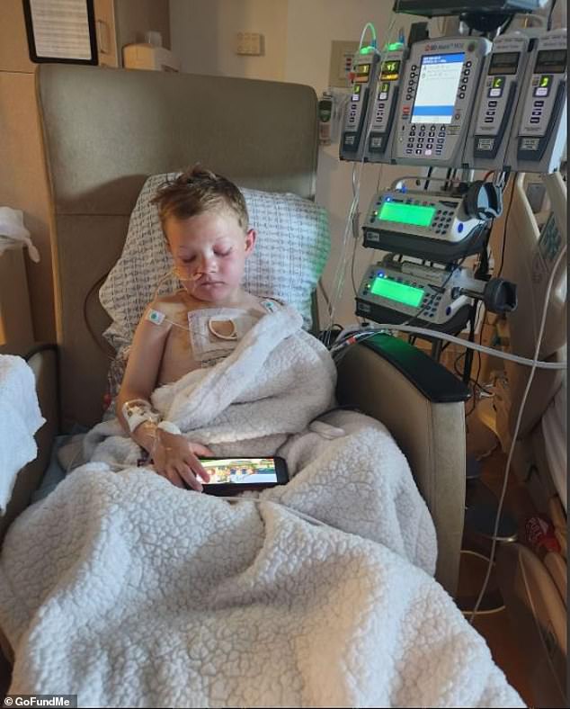 Jakob has a long road to recovery ahead of him: he will have to stay in the hospital for two months and then go to Pittsburgh for three months for aftercare.