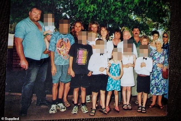The father of six and grandfather of 10 had lived in Australia since he was 12 and said he had no ties to the UK and simply hadn't thought about applying for Australian citizenship. Pokrywka is pictured left with family members