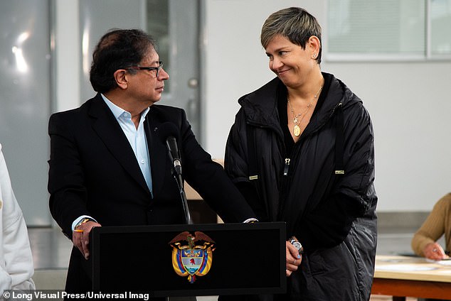 The president, who has been married to Veronica Alcocer (pictured) since 2000, has refused to deny that he is the man seen near Yepes, saying only that he is not homosexual and criticizing those he called 