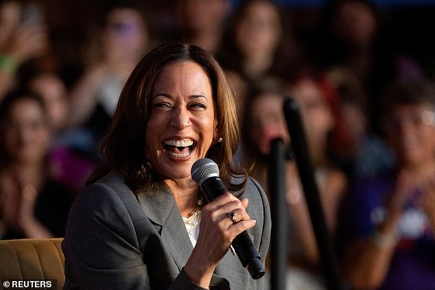 Vice President Kamala Harris told campaign officials on Wednesday that she supports Biden