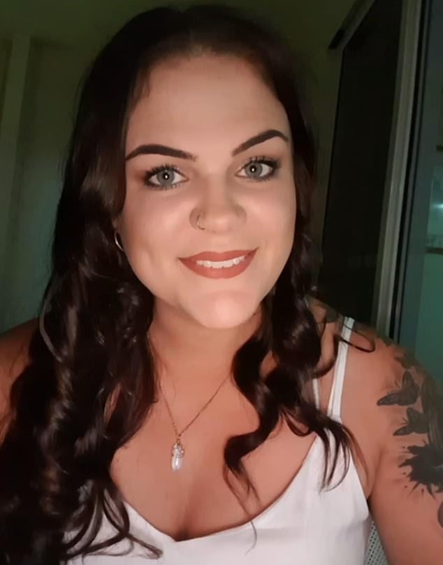 Ms Frahm, 34, (pictured) was allegedly shot in the head and chest as she sat in her car outside her Robb Place home in South Mackay, north Queensland.