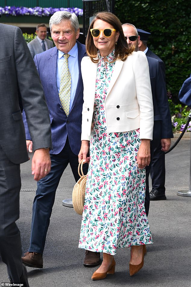 The Princess of Wales' mother and father - Carole and Michael Middleton - attended the fourth day of Wimbledon, their second public appearance since their daughter was diagnosed with cancer