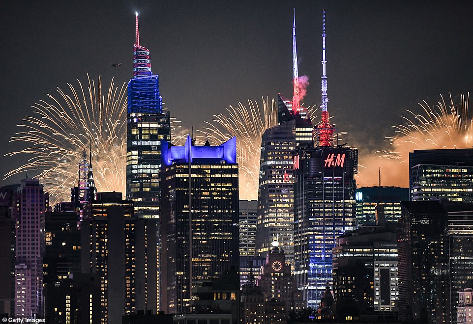 A look at the 47th annual Macy's 4th of July fireworks show in New York City last year