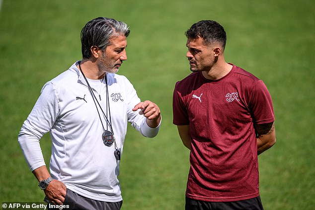 As Switzerland captain, Xhaka led a delegation of experienced players to resolve issues with national coach Murat Yakin after the qualifying campaign was cut short last autumn