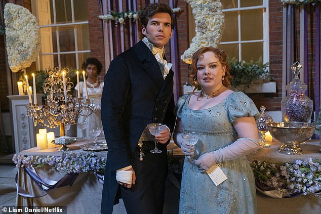 ...the character Colin Bridgerton also has no trouble with the ample curves of his love interest Penelope Featherington