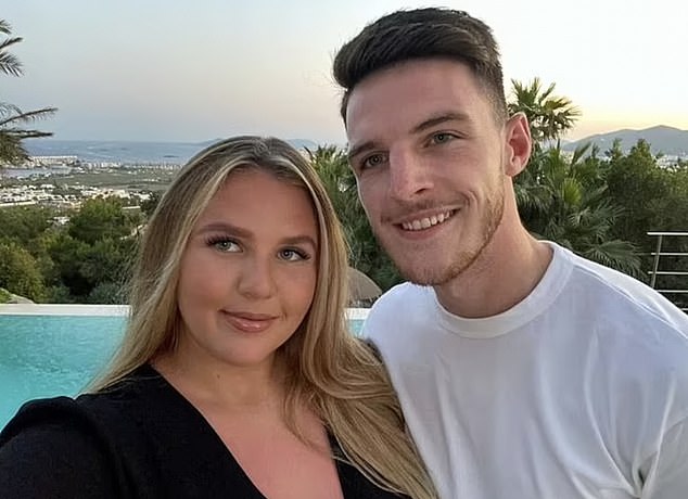 Declan Rice's girlfriend Lauren Fryer, pictured, was the target of comments about her weight by disgusting internet trolls earlier this year