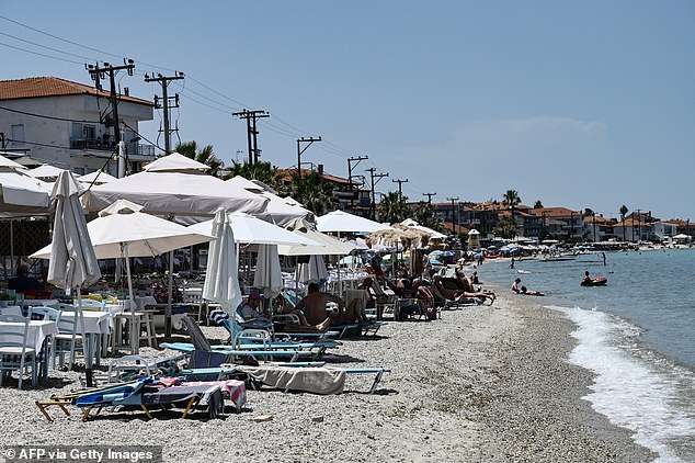 New rules have been introduced requiring parasols and sun loungers to be kept at least four metres from the sea