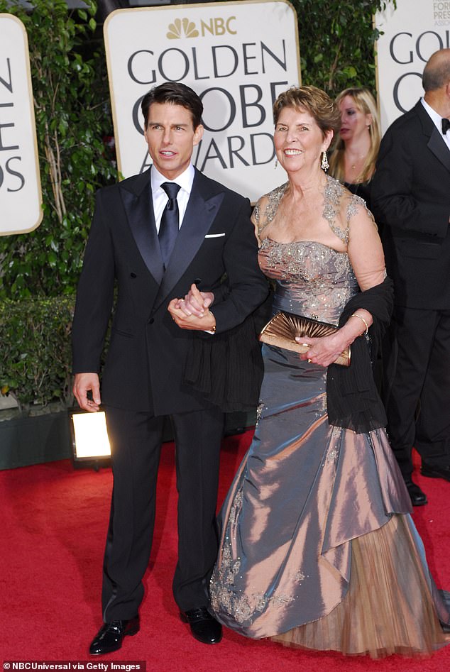 Tom Cruise and his mother Mary at the 66th Annual Golden Globe Awards
