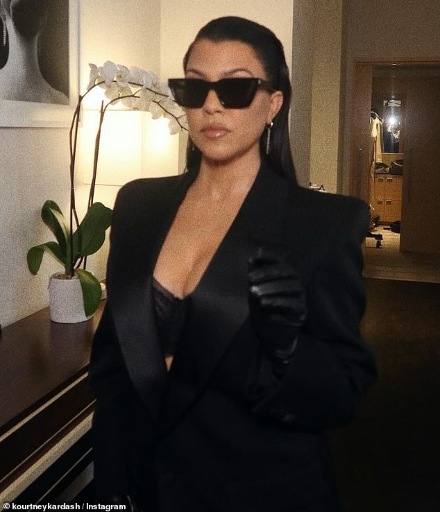 Kourtney posted a series of photos from the 2024 Emmy Awards on her Instagram this year, giving viewers a behind-the-scenes look