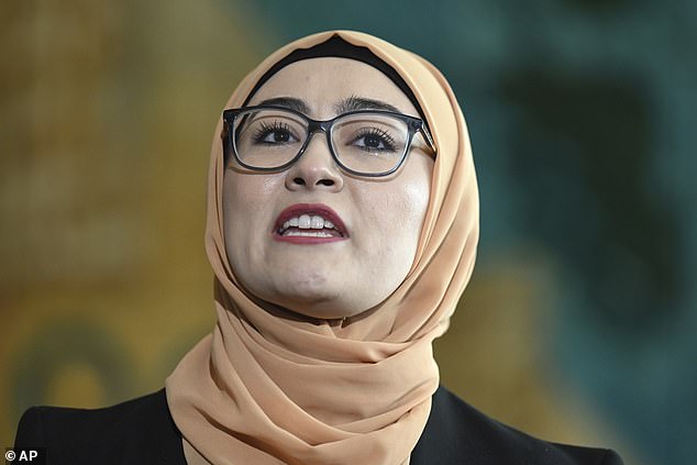 Mr Dutton's comments came on a chaotic day for Labor - with first-term Western Australian senator Fatima Payman (pictured) announcing she would leave the party on Thursday