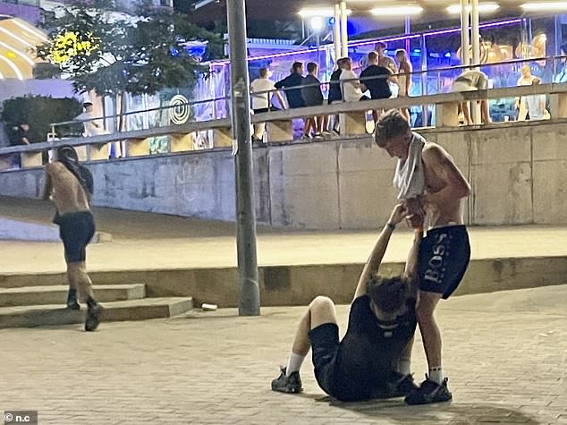 The Magaluf party strip Punta Ballena is known for its drunken behaviour, which often escalates into brawls