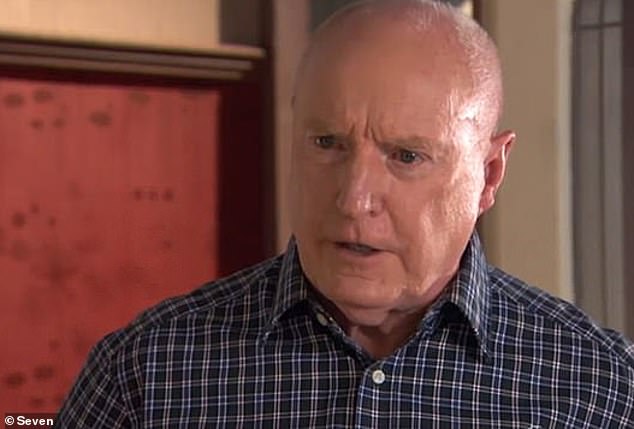 Rumours of Kate's return were reignited last week when she took part in an epic Home and Away reunion at Ray Meagher's (pictured on the show) in honour of his 80th birthday.