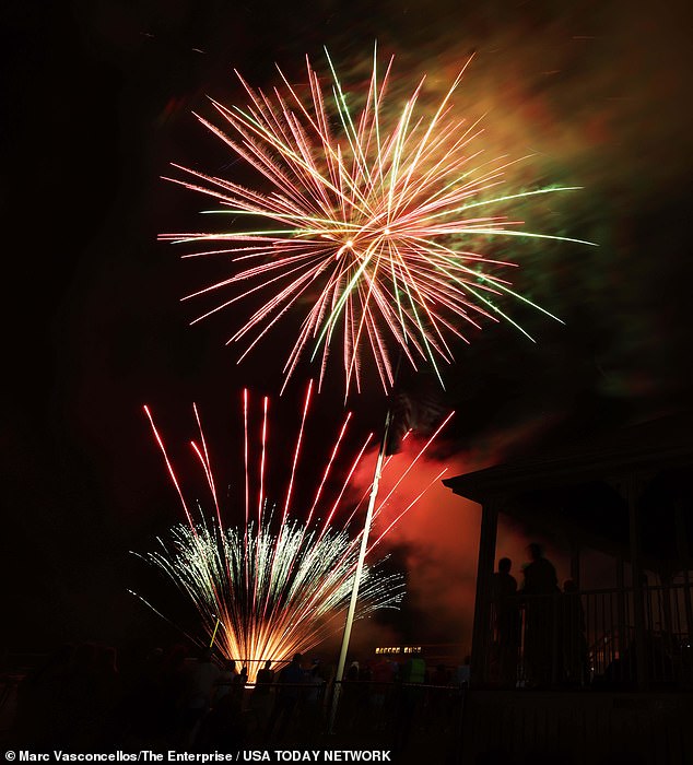 The Bridgewater 4th of July fireworks extravaganza was held at Legion Field in New Jersey