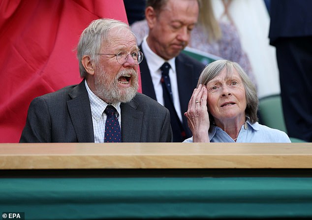 The author of A Short History of Nearly Everything looked animated today as he watched the action