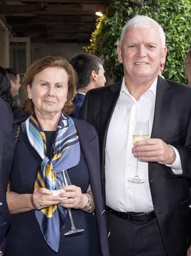 New details have emerged about the final moments of New Zealander Patricia 'Trish' McKay (left), who was murdered in front of her husband, prominent banker Doug McKay (right), at a shopping mall in Newport Beach, California.
