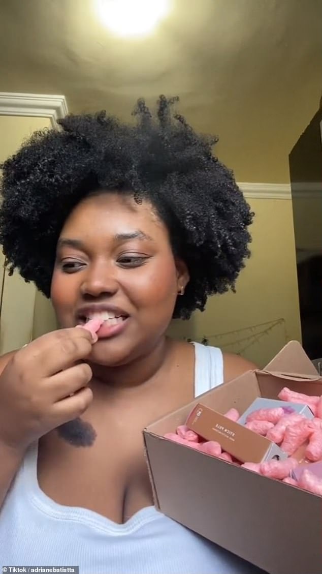 Brazilian influencer Adriane Batistta went viral earlier this week when she ate foam packaging strips. Some of her TikTok followers thought about trying it, while other social media followers thought it was irresponsible.