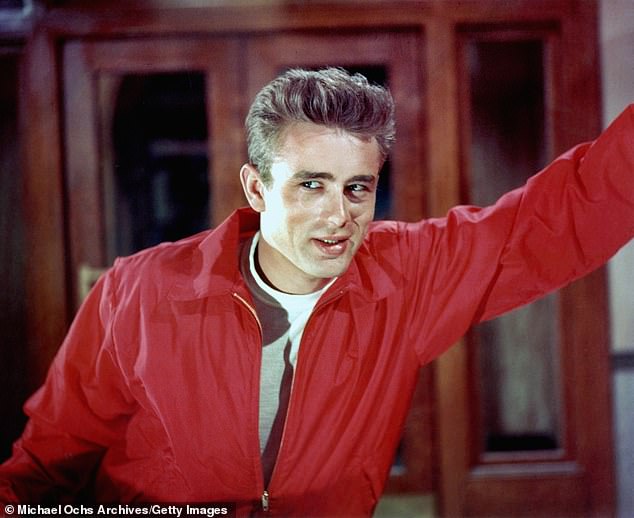 Actor James Dean poses for a Warner Bros. publicity photo for his film 'Rebel Without A Cause' in 1955 in Los Angeles, California