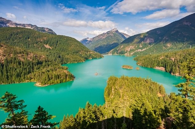 North Cascades National Park in Washington offers travelers the chance to see stunning views of mountain peaks with more than 300 glaciers