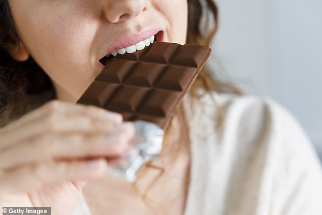 There is little evidence that directly links chocolate to pimples. However, Katie notes that diet and sugar intake can affect skin health, so it's important to enjoy chocolate in moderation (stock image)