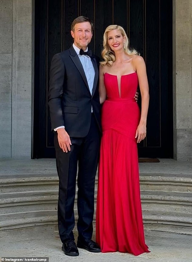 Ivanka Trump and Jared Kushner at a friend's wedding in Mexico in May. The couple has since relocated from New York to Florida