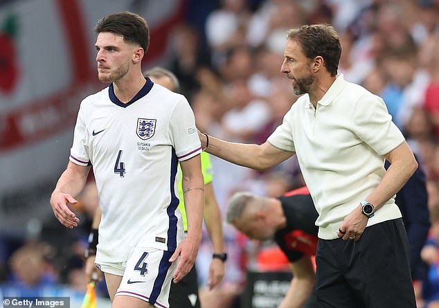 Declan Rice (left), a future England captain, has not yet found his own form good enough