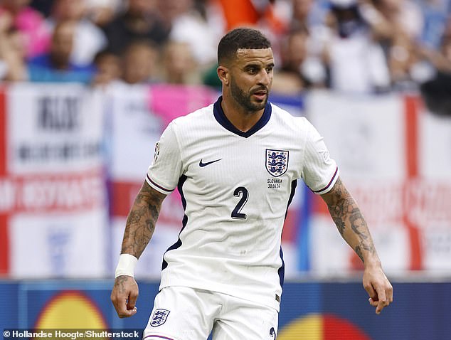 Kyle Walker has been a regular at right-back for England under Southgate since 2016