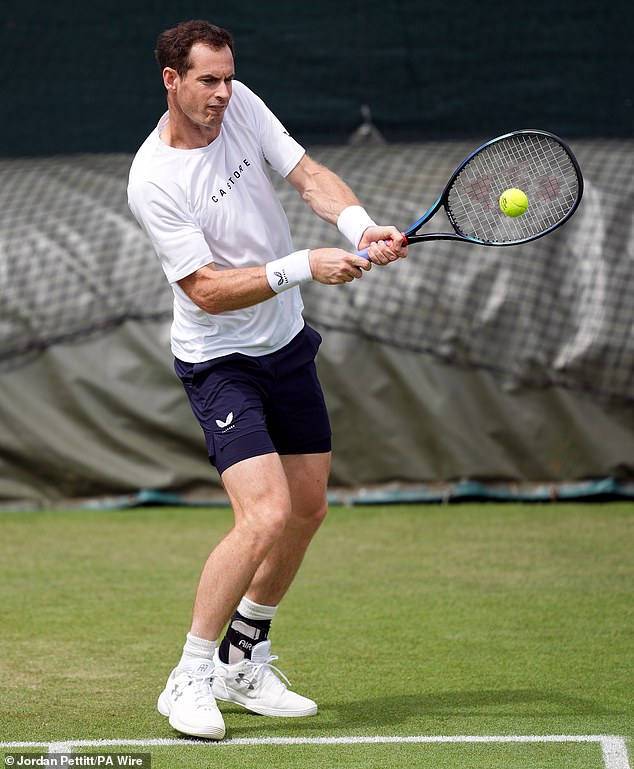 The Scottish star, who underwent back surgery two weeks ago, withdrew from his singles campaign but was still set to play his final mixed doubles match with Raducanu