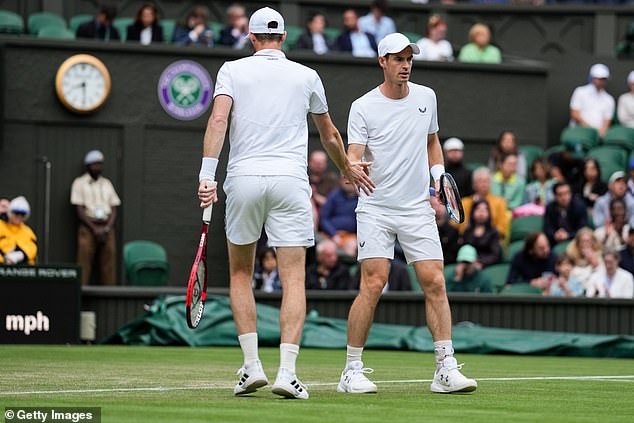 Murray played his final match with his brother Jamie on Thursday in the first round of the men's doubles