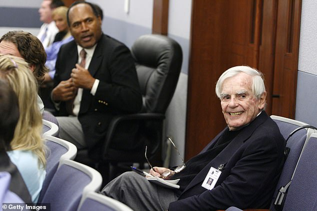 Dominick later became a star reporter for Vanity Fair, where he covered other high-profile criminal cases, including that of OJ Simpson (left)