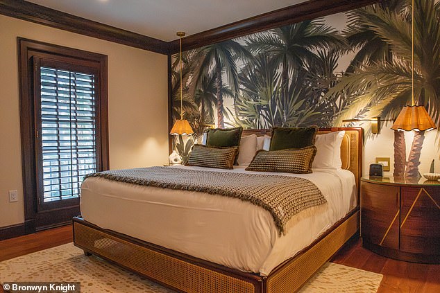 The opulent guest rooms, elegantly decorated with silk, velvet and wood finishes