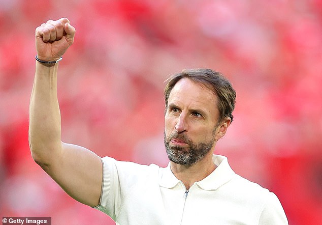 This was Gareth Southgate's (pictured) 100th game as England manager and he still looks a bit like a coach who is ready for the end of the road