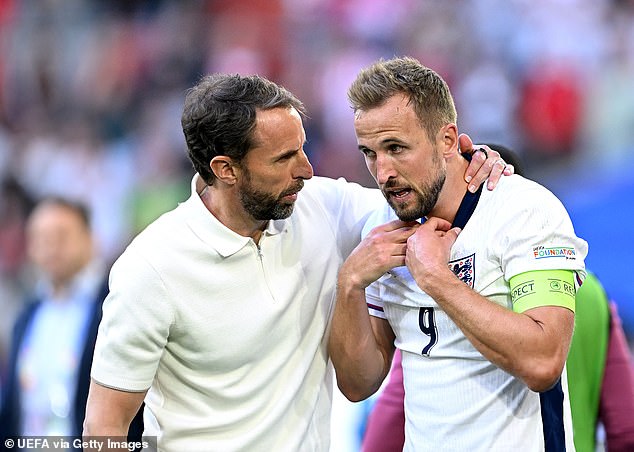 England's manager (left) has had a poor tournament and he should be glad he's still here