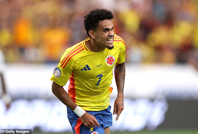 Diaz and Colombia will now play the winner of the match between Brazil and Uruguay