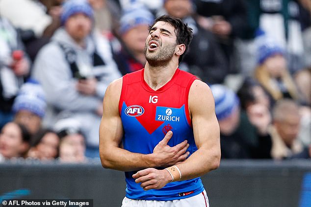 Petracca's season was ended by a serious injury that saw him rushed to hospital for surgery