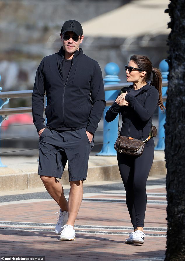 James and Ada shared some sweet moments during their sunny walk