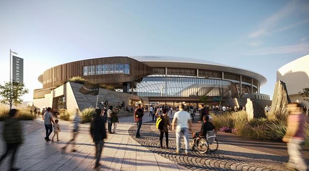 The 23,000-seat stadium will be built as the home ground for Tasmania's new AFL team