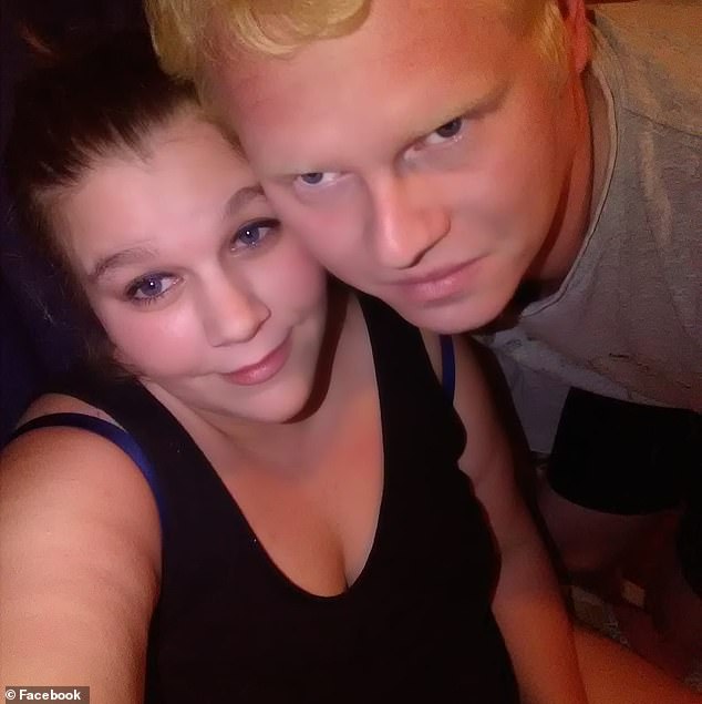 Police allege Heasman (pictured with 9-year-old Stacey Gammage) intentionally set the fire and attempted to prevent emergency responders and police from entering the home to rescue the children.