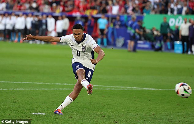 Trent Alexander-Arnold took the initiative to take a penalty after enduring a tough European Championship so far