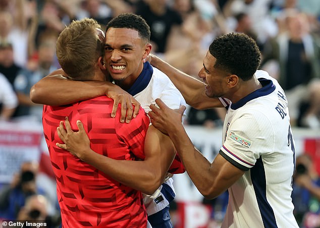 Alexander-Arnold scored the fifth and decisive penalty for England, sending them through to the semi-finals