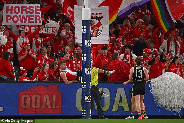 But his save helped the Saints beat the Swans in Melbourne