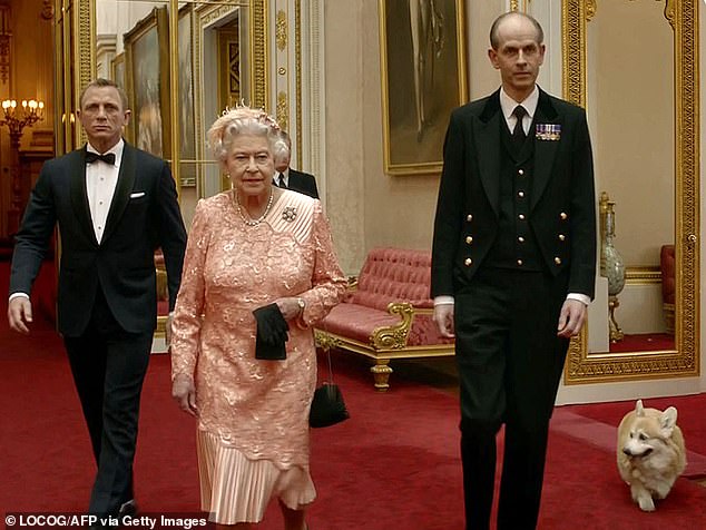 The Queen was rescued from her predicament with Fagan by the arrival of her devoted footman Paul Whybrew, who became famous for his appearance alongside the Queen and Daniel Craig in the sketch filmed for the opening ceremony of the London 2012 Olympic Games