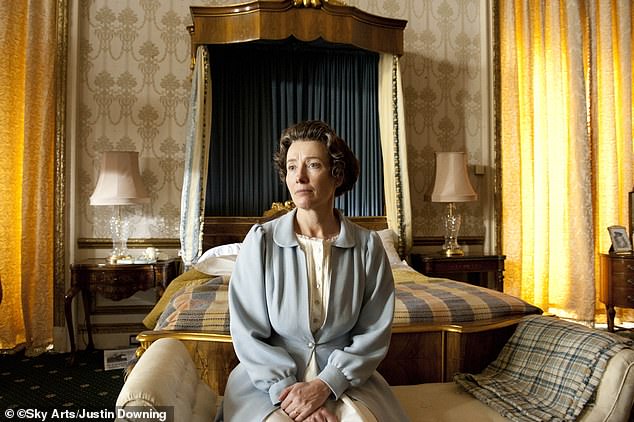 Emma Thompson (above) played the Queen in the 2012 TV drama 'Walking the Dogs'